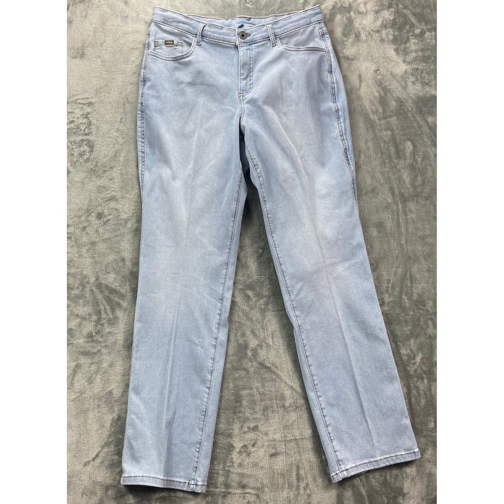 KÜHL Indigo Dye Jeans Womens‎ 14 Short Light Wash Stretch Denim Pants
